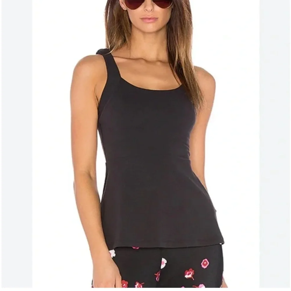Beyond Yoga x Kate Spade Black Workout Tank Sz S - Picture 2 of 7
